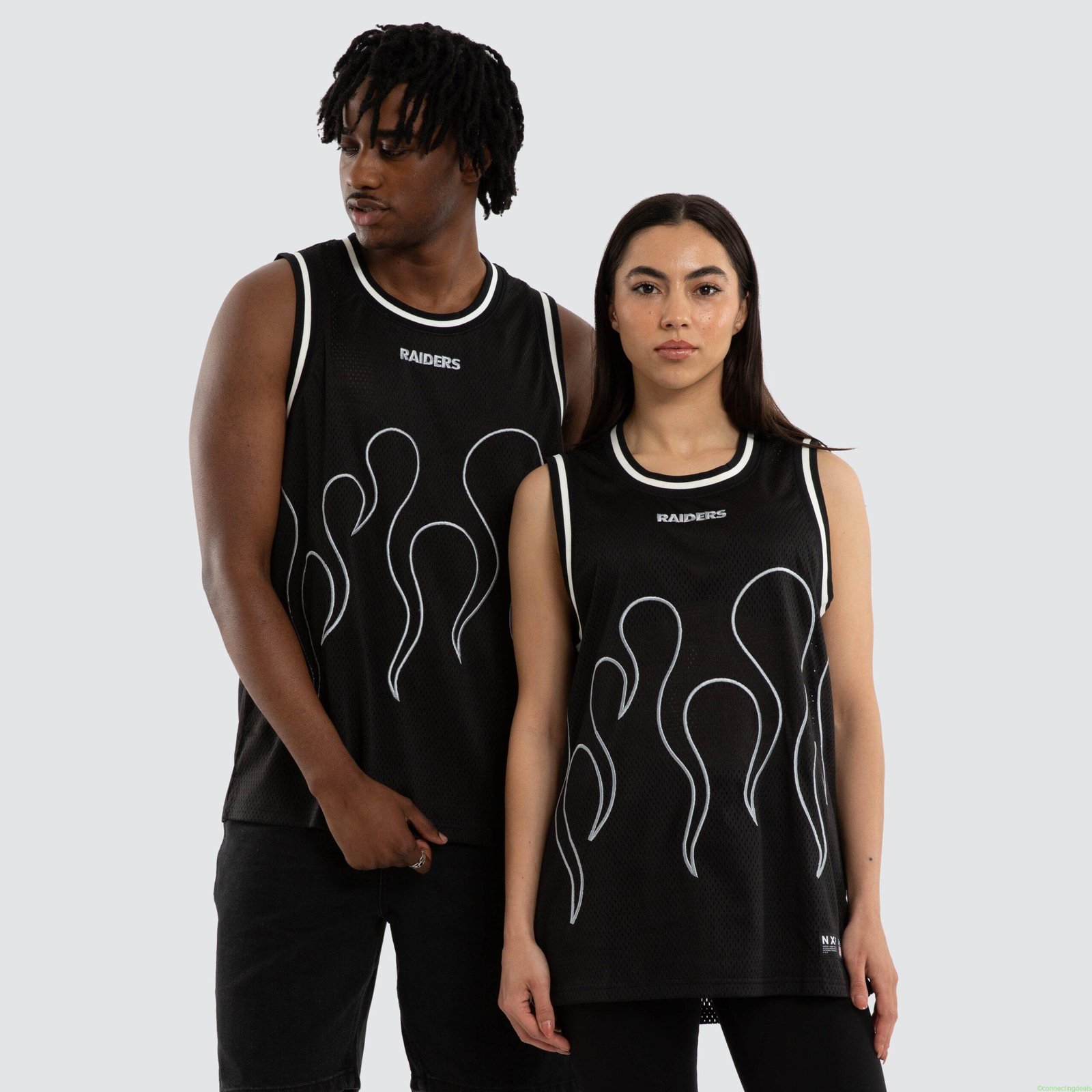 Las Vegas Raiders Basketball Jersey Jet Black