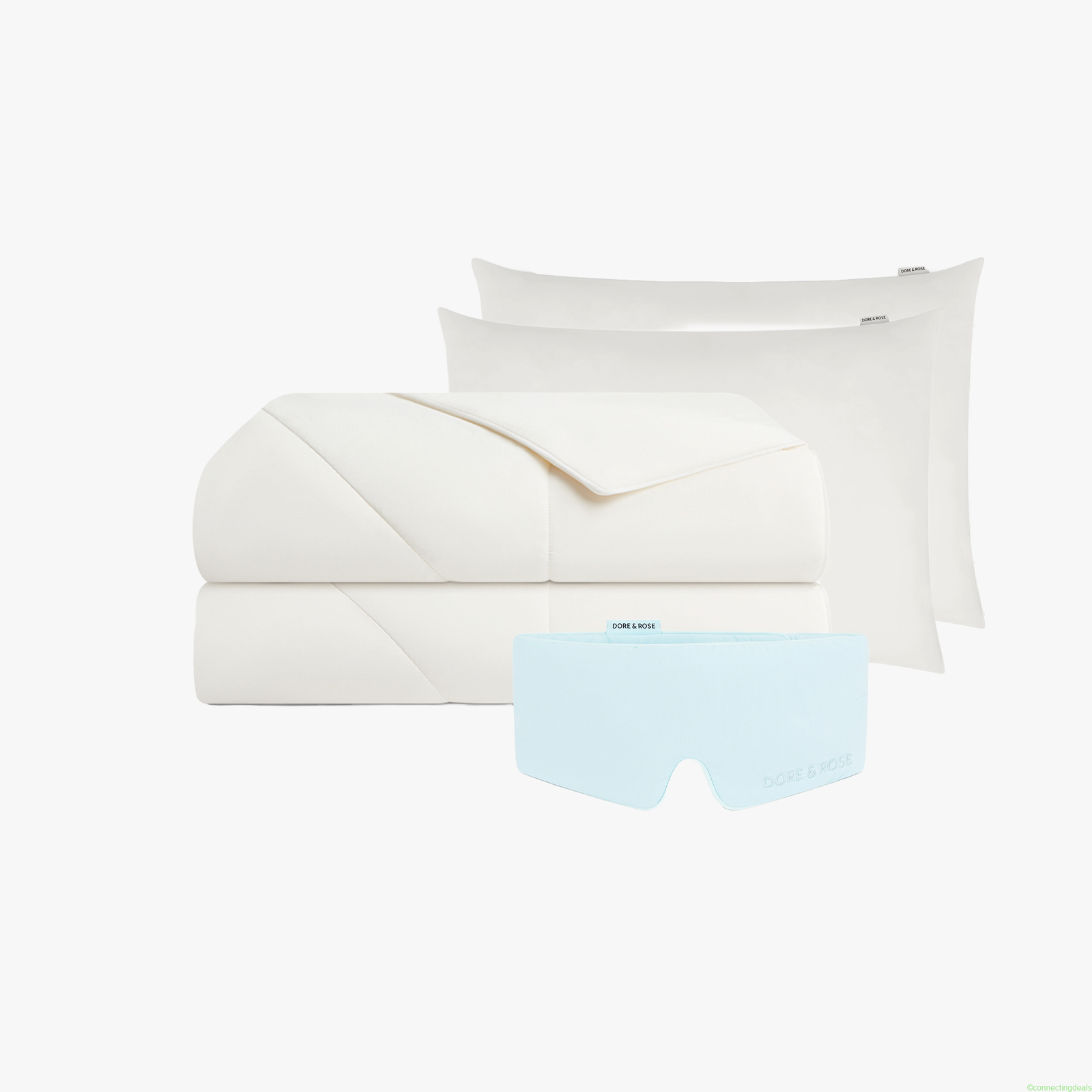 Ultimate Cooling Sleep Bundle White Dore & Rose