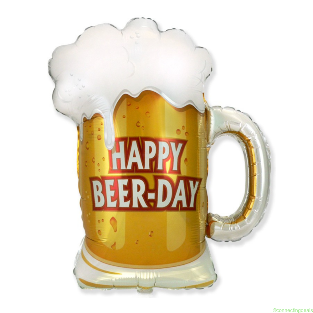 Greetz Ballon XL Happy Beer-Day Balloon