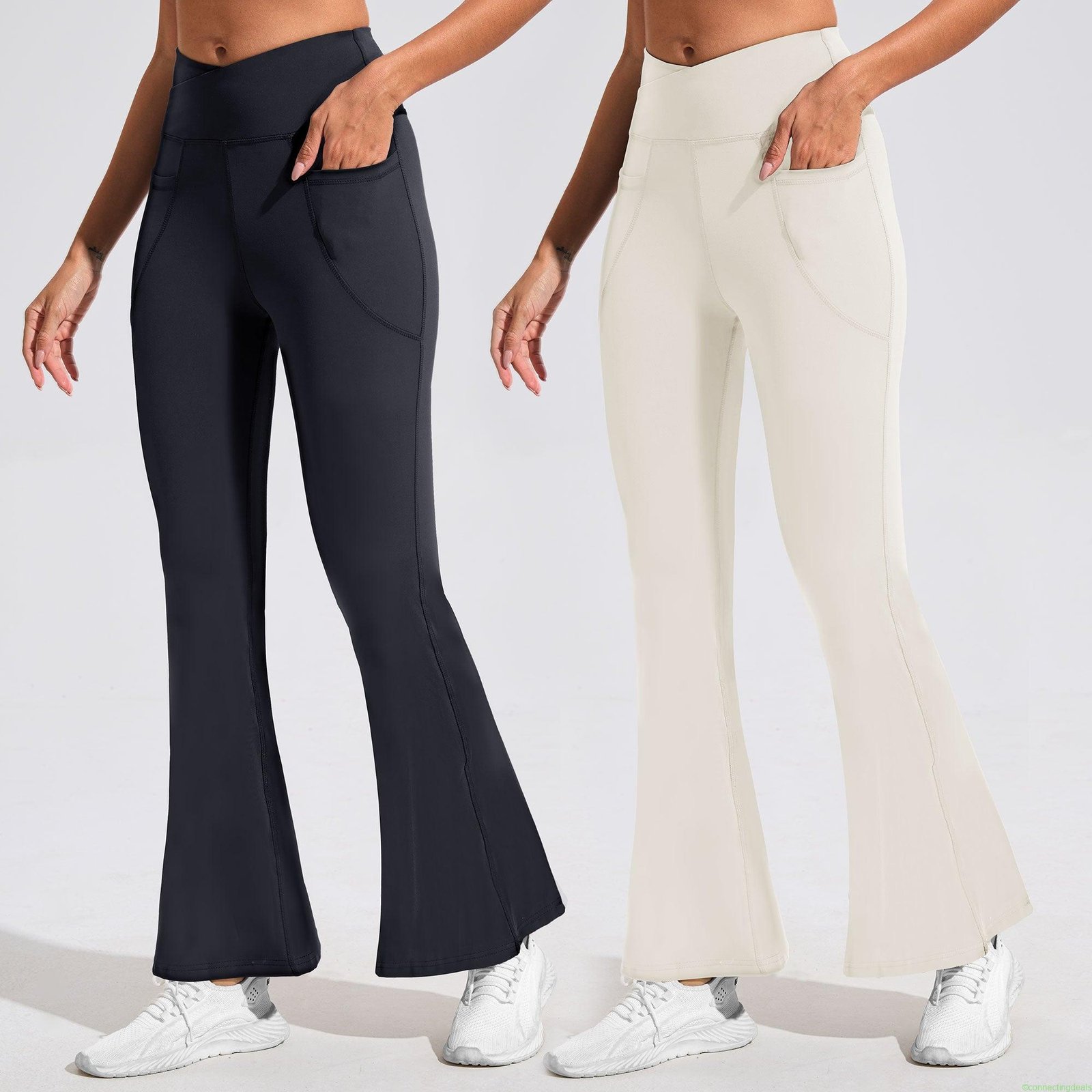 SHOWITTY 2-Pack Flare Leggings for Women
