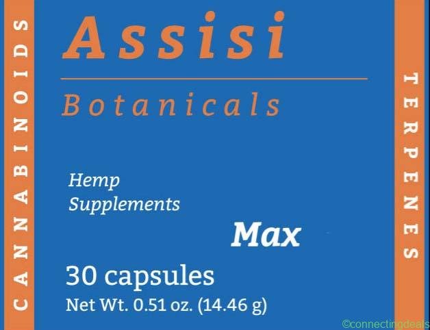 Assisi Capsules – MaxCBD – 30 capsules
