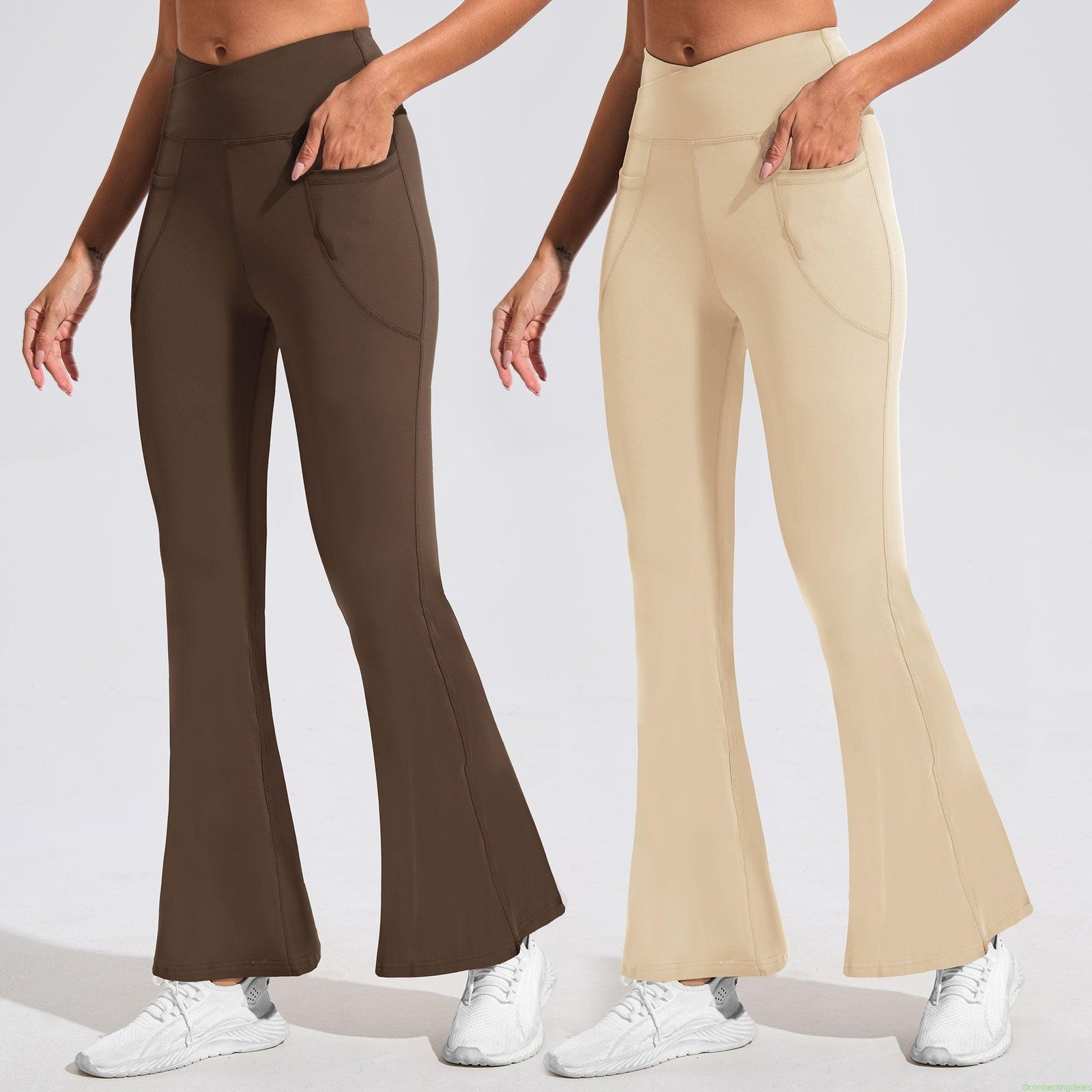 SHOWITTY 2-Pack Flare Leggings for
