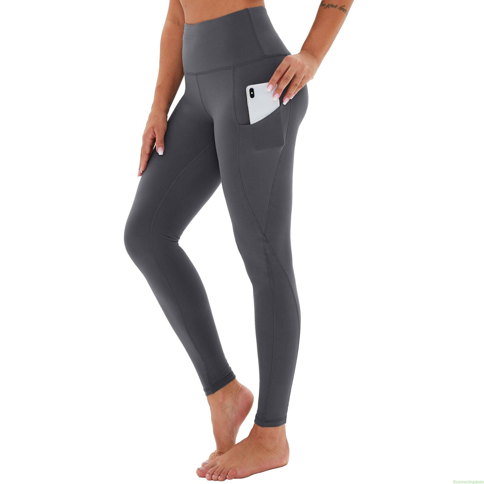 SHOWITTY Womens High-Waisted Yoga Pants