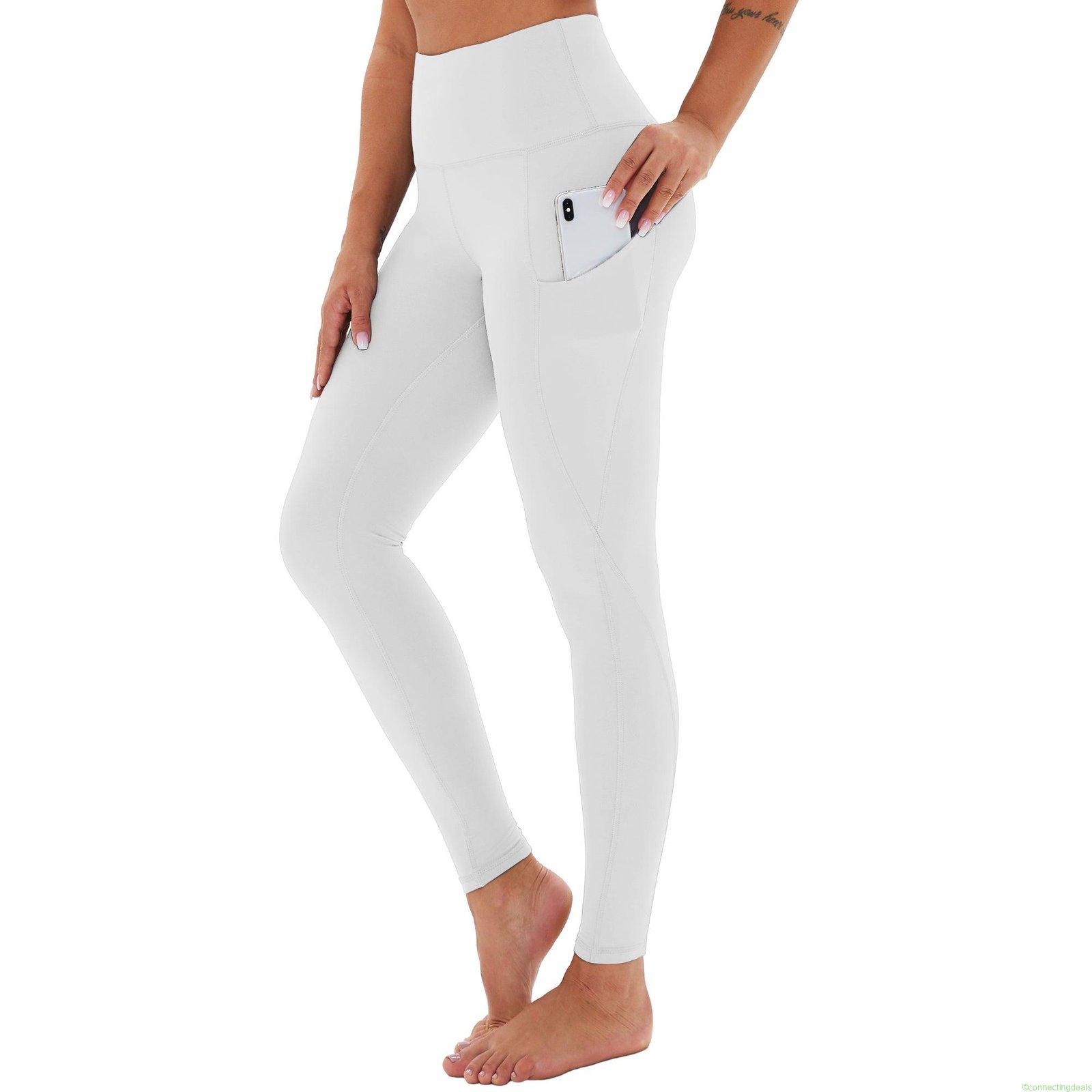 SHOWITTY Womens High-Waisted Yoga Pants