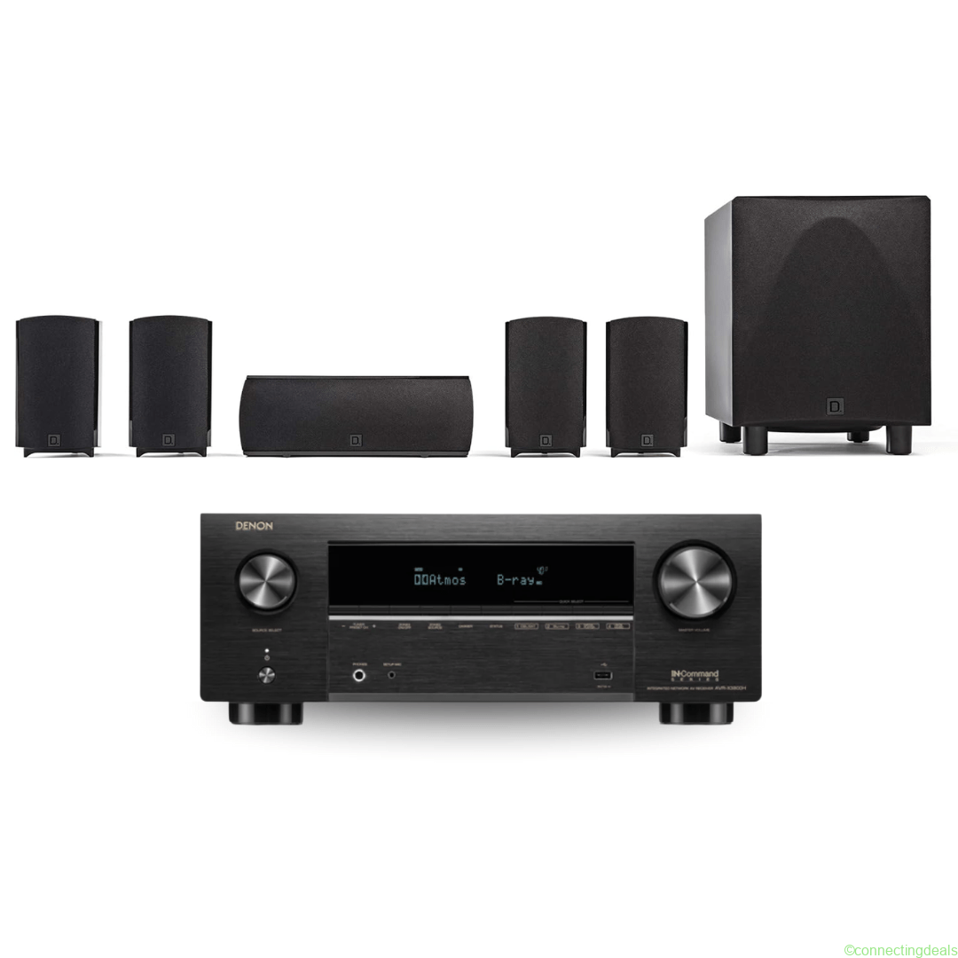 Denon AVR-X3800H 94-Ch Receiver & Definitive