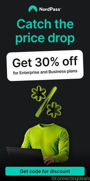 Black Friday: Price drop! Save 30% on NordPass Bus in United