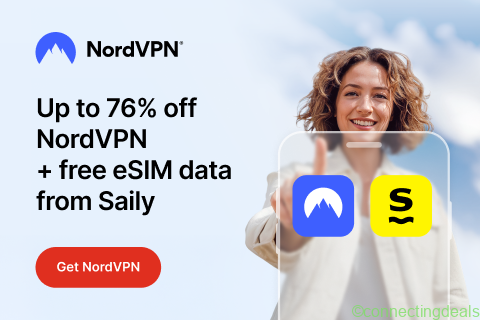 Up to 76% off NordVPN + free eSIM data from Saily in United