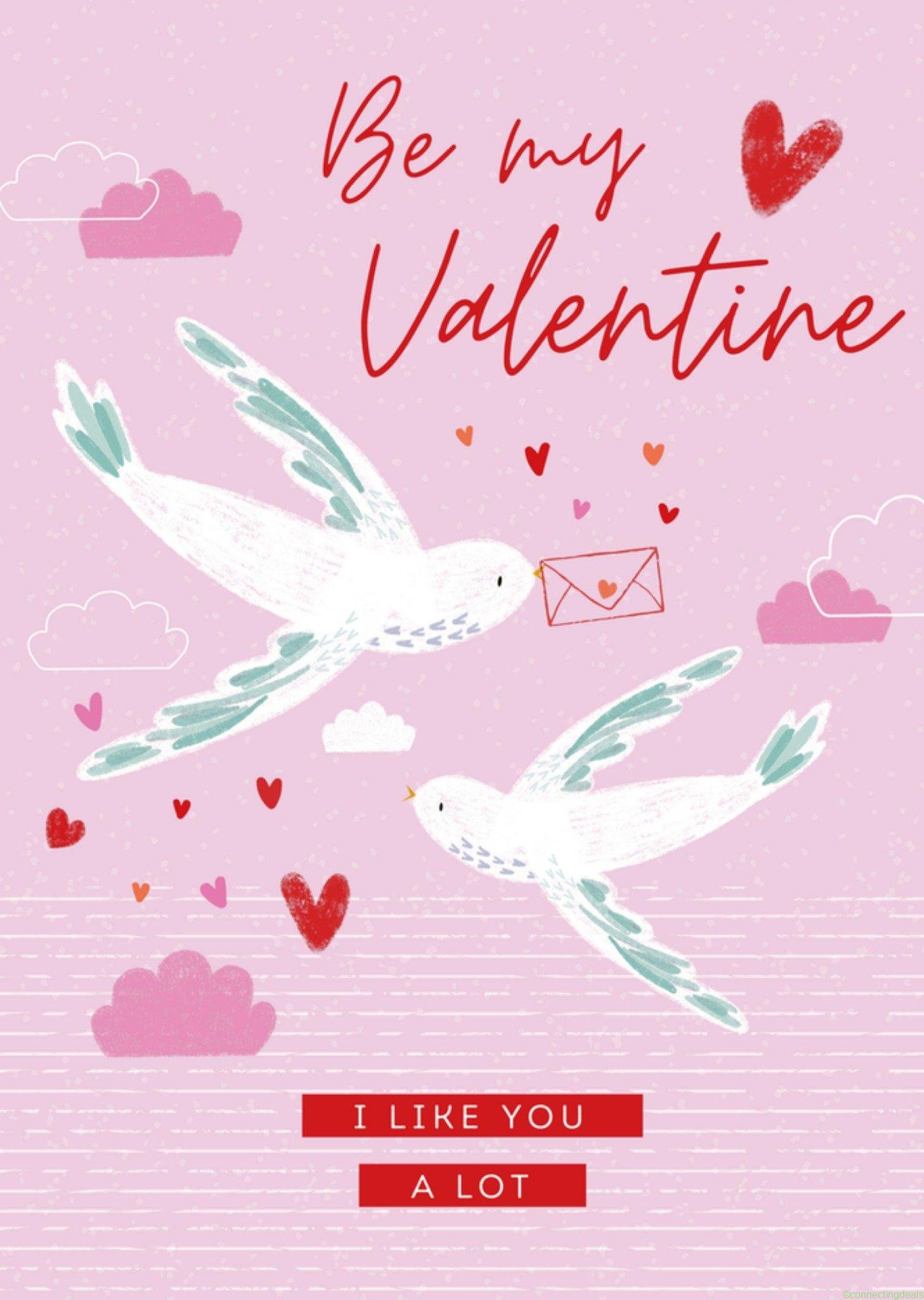 TMS Valentijnskaart vogels Large Card