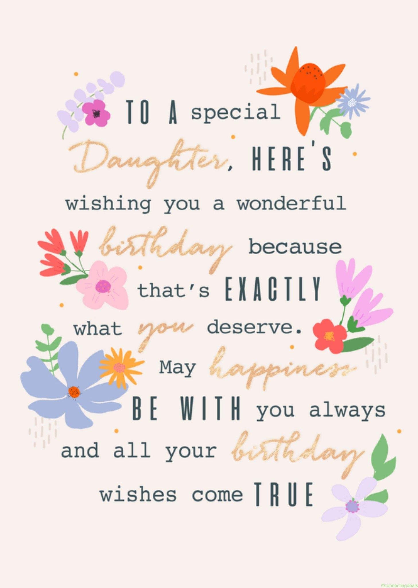 Greetz Verjaardagskaart Bloemen Large Card