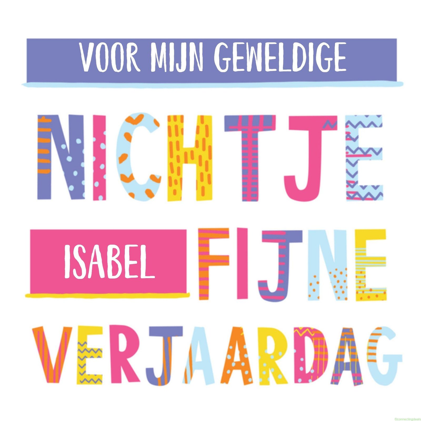 Greetz Verjaardagskaart Geweldige nichtje Square