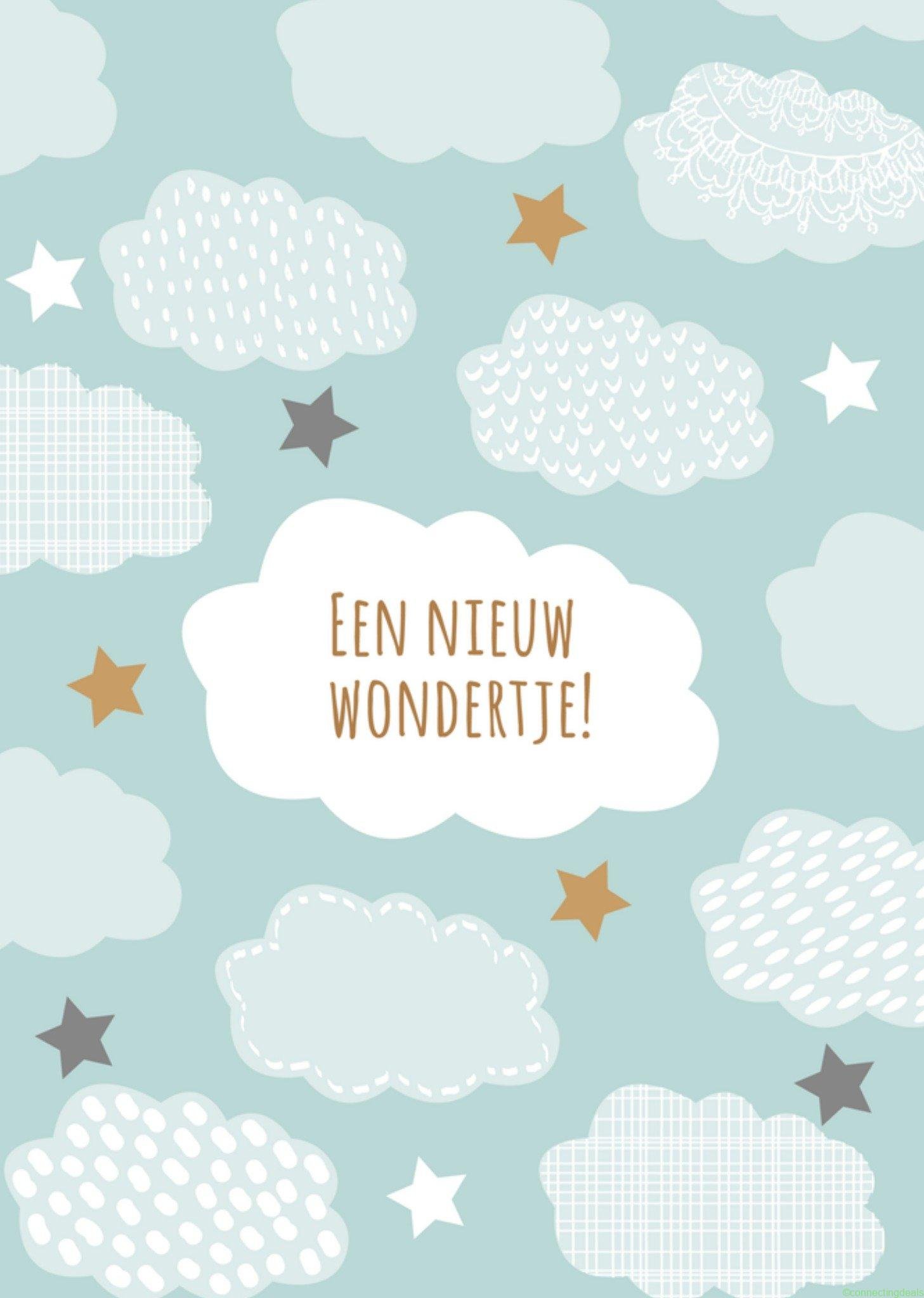 Tsjip l Geboortekaart l Een nieuw wondertje