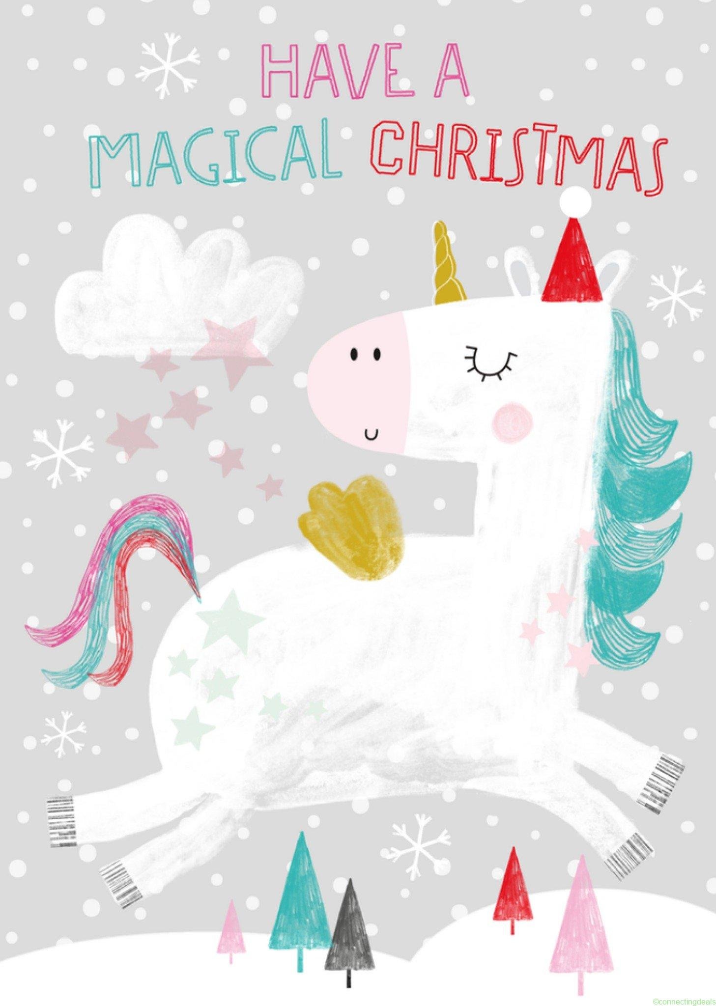 TMS Kerst Unicorn Standard Card