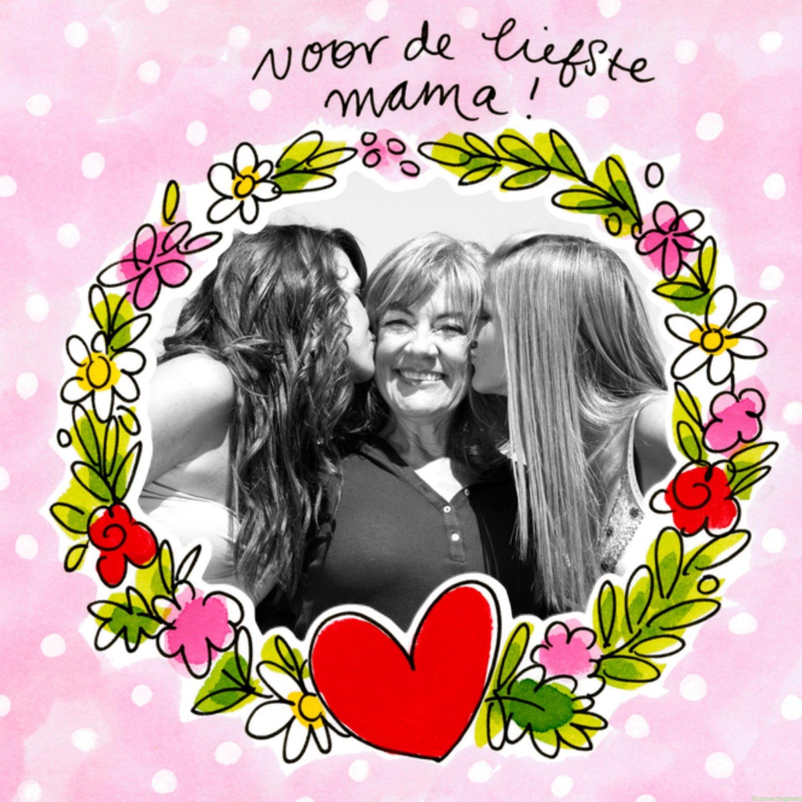 Blond Amsterdam Moederdagkaart fotokaart