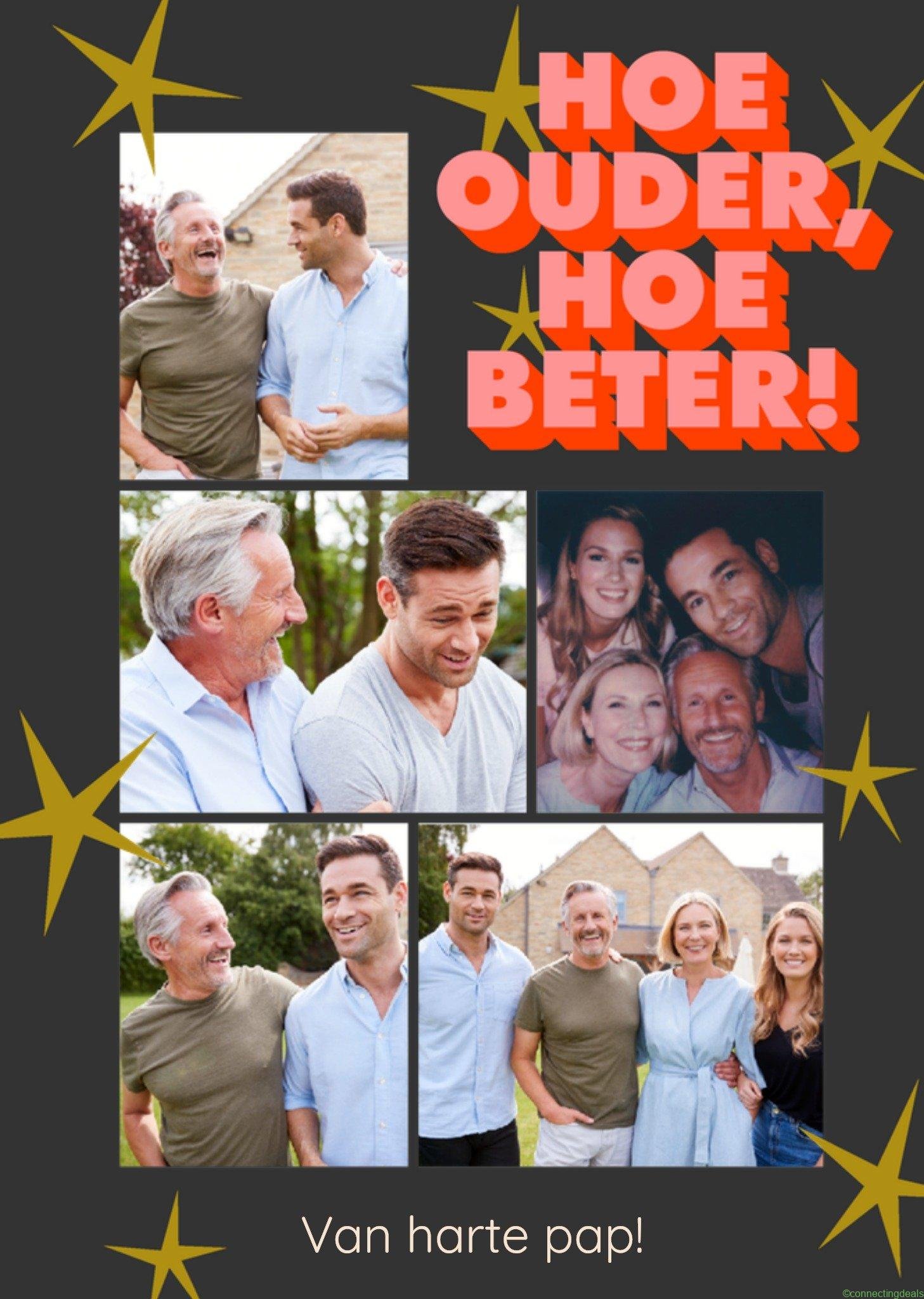 Greetz Verjaardagskaart Hoe ouder hoe beter Met