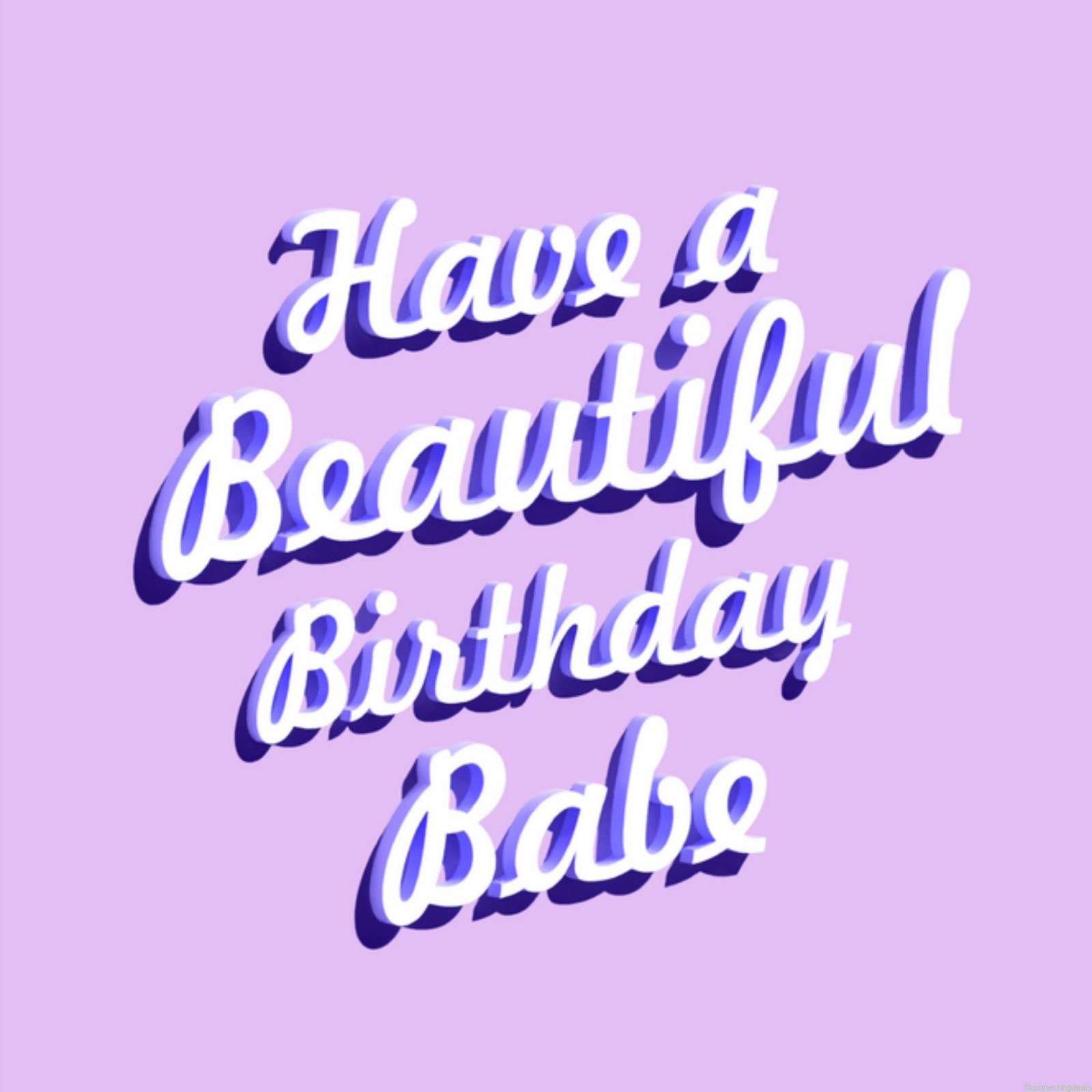 Greetz Verjaardagskaart birthdaybabe Square Card