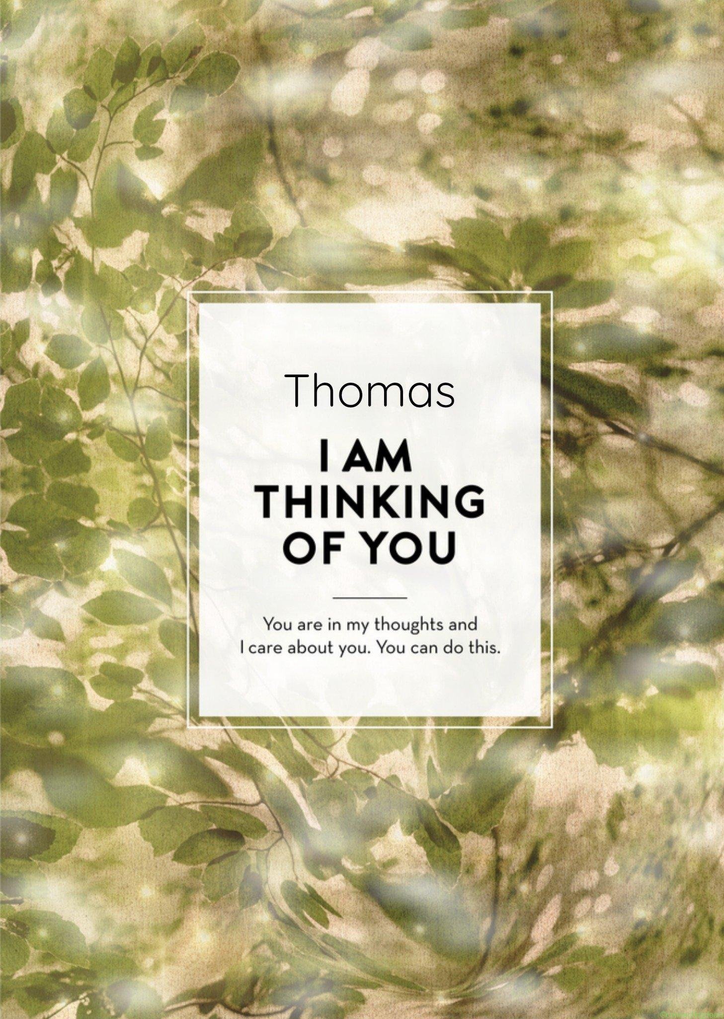 The Gift Label Denken aan kaart I care about you