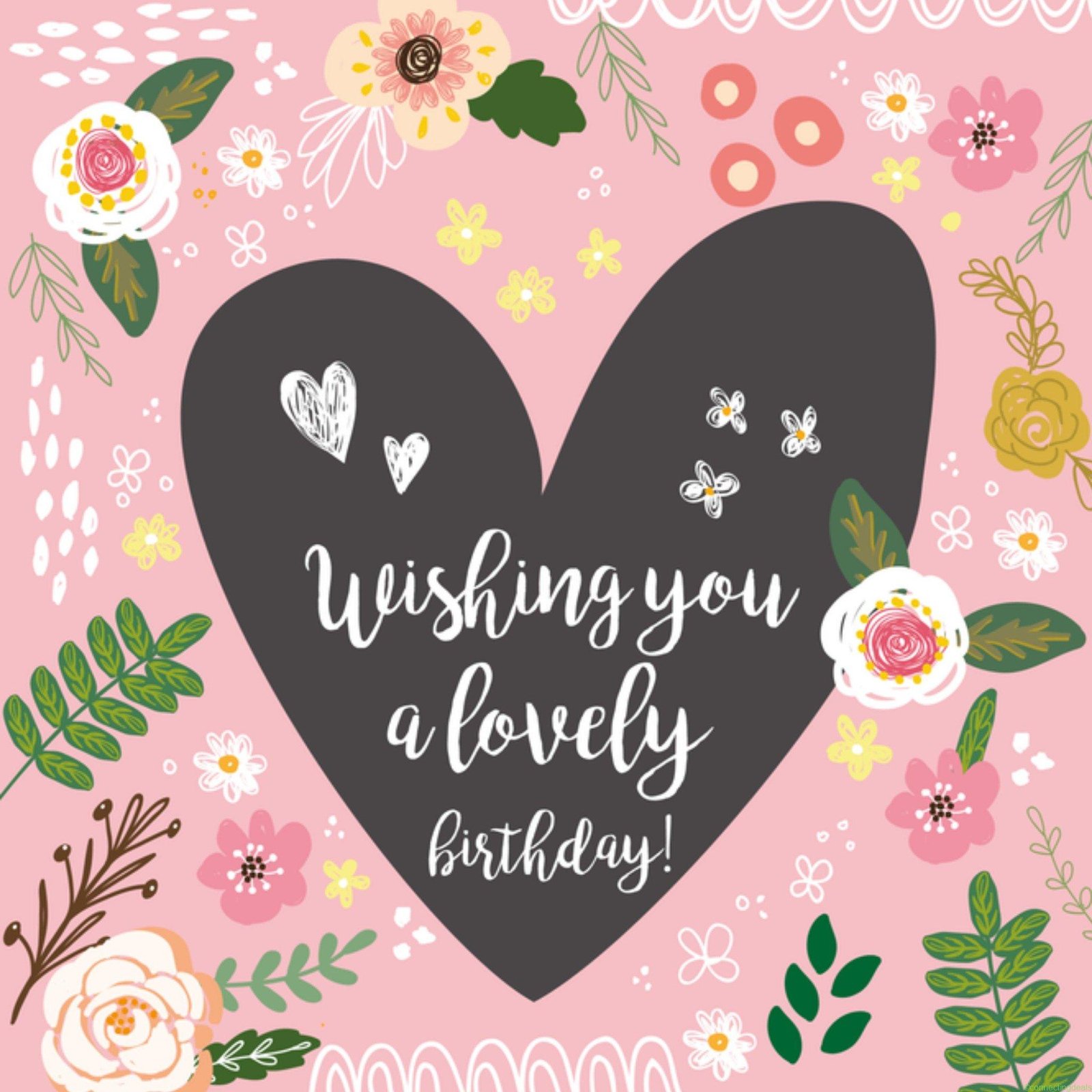 Tsjip Wishing you a lovely birthday Large Square