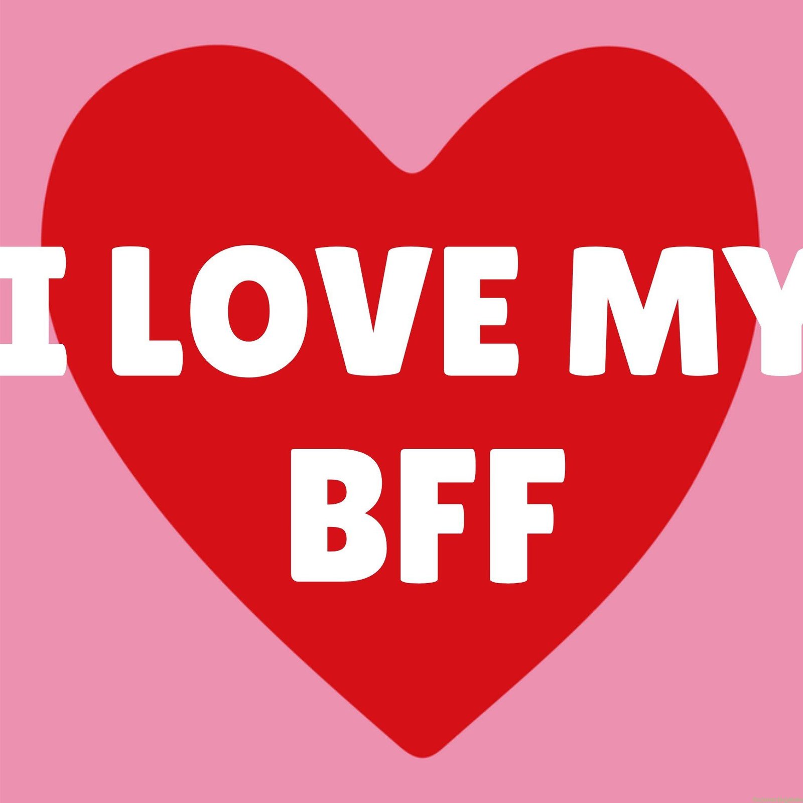 Greetz Valentijnskaart I love my bff Large