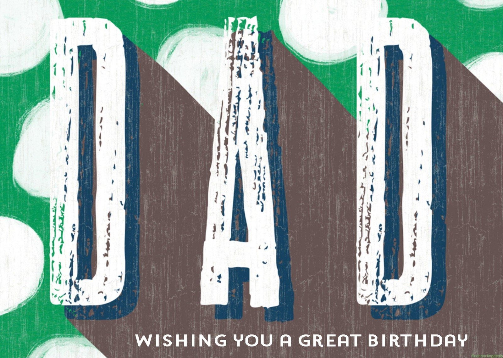 Greetz Verjaardagskaart minimalistisch Large