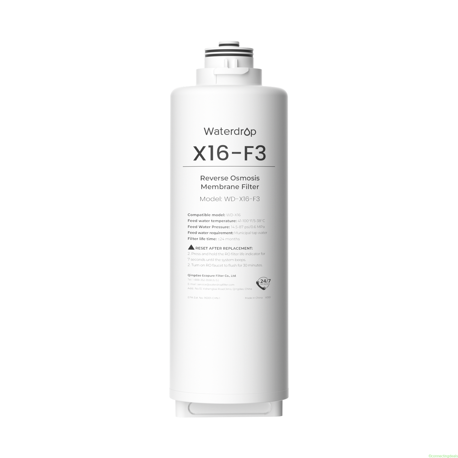 X16-F3 Filter for Waterdrop X16 Reverse