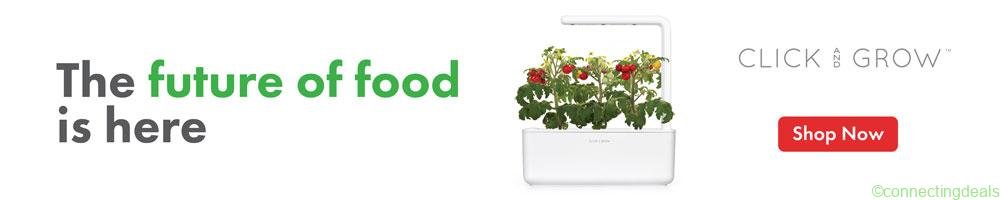 Banner with Smart Garden 3 with Mini Tomato, White in United
