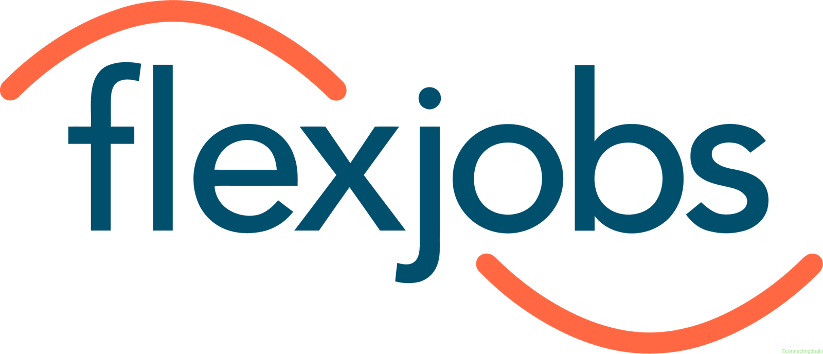 FlexJobs Logo White in United States