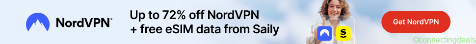 Up to 72% off NordVPN + free eSIM data from Saily in United