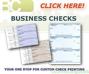 Business Checks Medium Rectangle