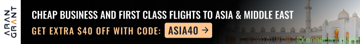 Cheap Business and First Class Flights to Asia & Middle East *Promo Code: ASIA40
