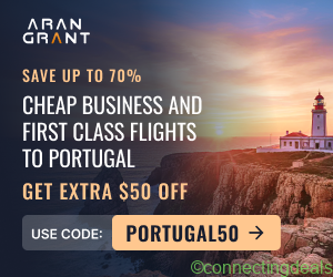 Cheap Business and First Class Flights to Portugal *Promo Code: PORTUGAL50 in New York