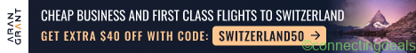 Cheap Business and First Class Flights to Switzerland *Promo Code: SWITZERLAND50