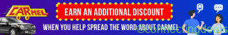 Earn a discount when you help spread the word ()
