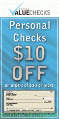 Extra Value Checks $10 Off Banner in New York NY US