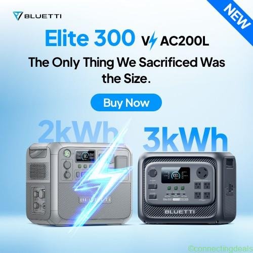 UETTI Elite 300 Launches: The World’s Smallest 3kWh Portable Power Station*