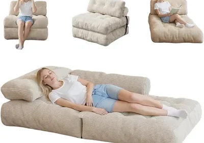190x85x20cm Folding Sofa Bed - Portable Lounger & Sleeper, Best Deal in United Arab Emirates