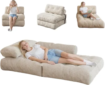 190x85x20cm Folding Sofa Bed – Portable Lounger & Sleeper, Best Deal