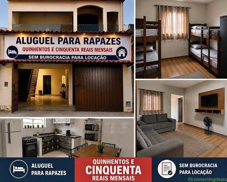 2 quartos 3 banheiros – Casa