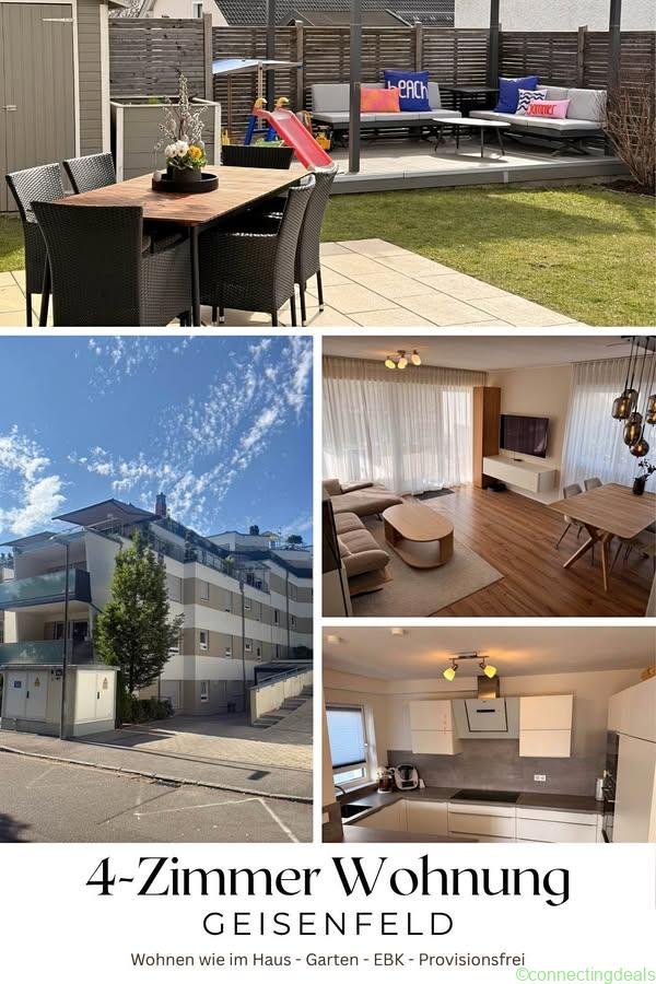 4-Zimmer-Gartenwohnung mit 90 m² Privatgarten –