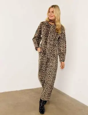50% Off Leopard Print Jeans – M&S