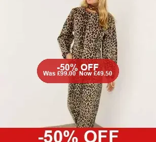 50% Off Leopard Print Jeans - M&S in United Kingdom