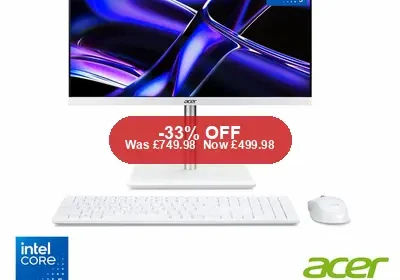 Acer C27-A, Intel Core 5, 16GB RAM, 1TB SSD, 27 Inch All in One D - 33% Off in United Kingdom