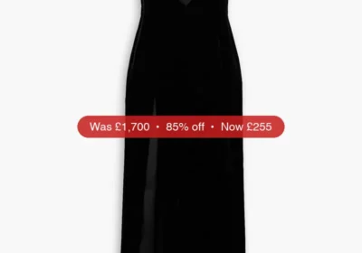 ALESSANDRA RICH Cutout stretch-velvet gown - 85% Off in United Kingdom