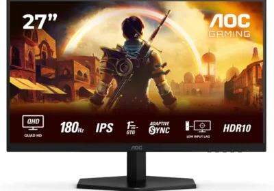 AOC G4 Q27G42XE Monitor PC 27" 2560 x 1440 Pixel Quad HD Nero, Rosso - 21% Off in Sweden