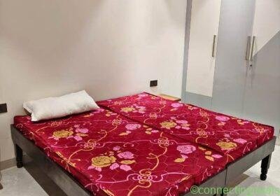 Free ad: Bed with mattress in Delhi. Bed with mattress in Delhi