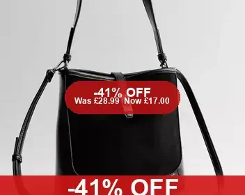 Black Faux Suede Bucket Bag - 41% Off in United Kingdom