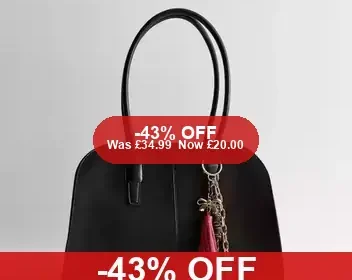 Black Faux Suede Kettle Bag - 43% Off in United Kingdom