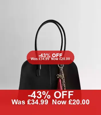 Black Faux Suede Kettle Bag – 43% Off