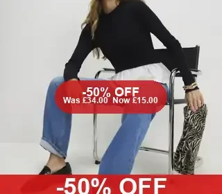 Black Long Sleeve Poplin Hem Top - 50% Off in United Kingdom