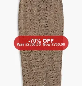 BRUNELLO CUCINELLI Wrap-effect crocheted linen-blend midi skirt - 70% Off in United Kingdom