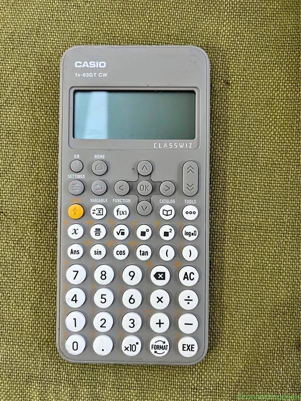 Casio calculator (FX-83GT CW) for GCSE Maths